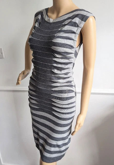 ted baker metropolis stripe knit skater dress