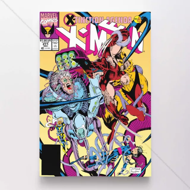 Uncanny X-Men Poster Canvas Vol 1 #271 Xmen Marvel Comic Book Art Print
