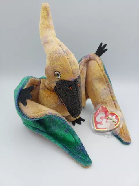 Ty Beanie Babies Swoop The Pterodactyl New With Tags And Plastic Protector