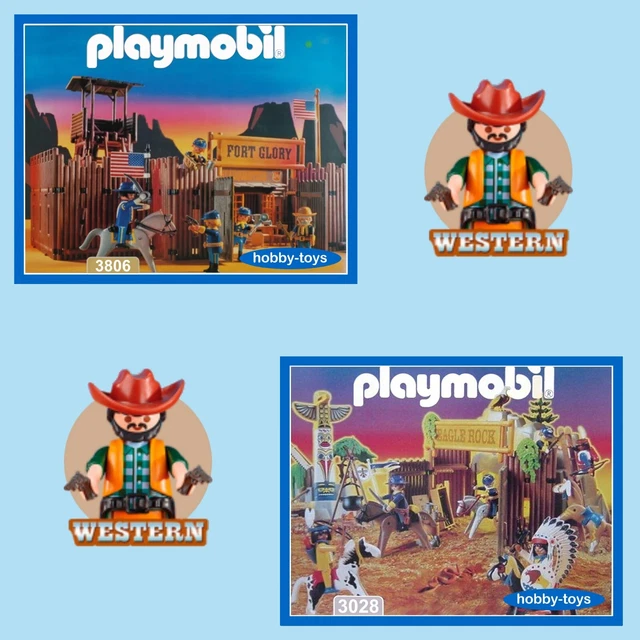 Playmobil Western 3028 – Adventure Set Eagle Rock, Boîte D'origine, Très Rare