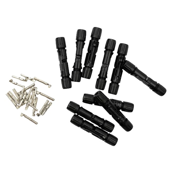 AYNEFY Adapterkabel T-Stecker Auf -Stecker – 2er Set, 14 AWG, 5 Cm, Für RC-Batterien & Ladegeräte