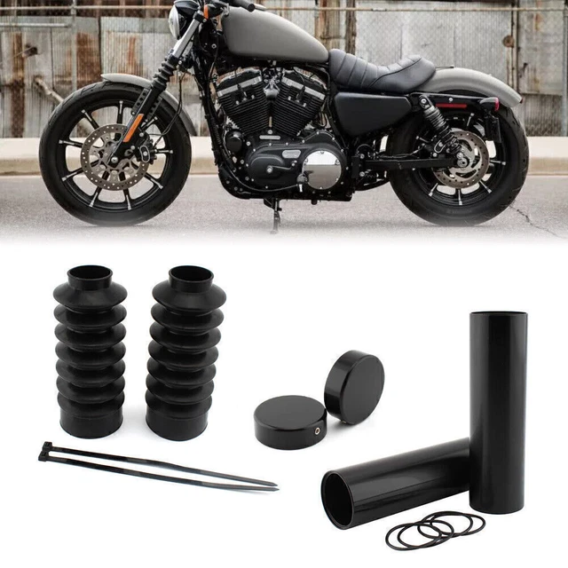Forcella Anteriore Copertura Polsini Bagagliaio per Harley XL1200X 1200C 2011-17