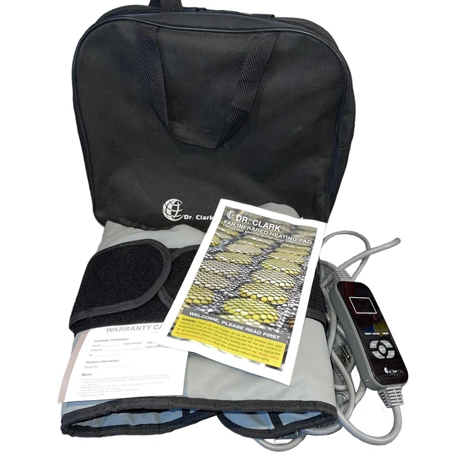 DR. CLARK FAR Infrared Heating Pad, IsoWrap, Jade Stone, Excellent