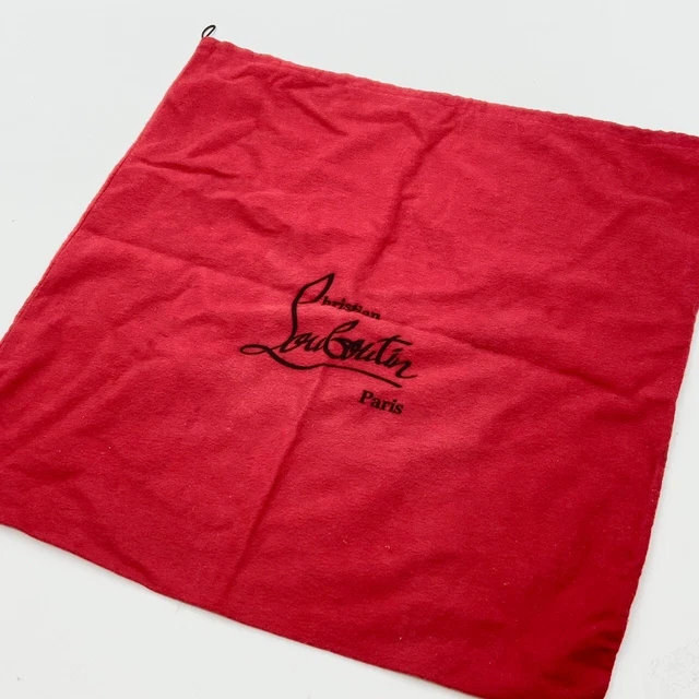 Christian Louboutin bolsa de polvo roja de Japón
