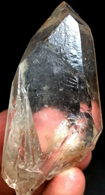 63g 1PC Himalayan meditation energy Lemurian Quartz Lemuria Crystal   M267