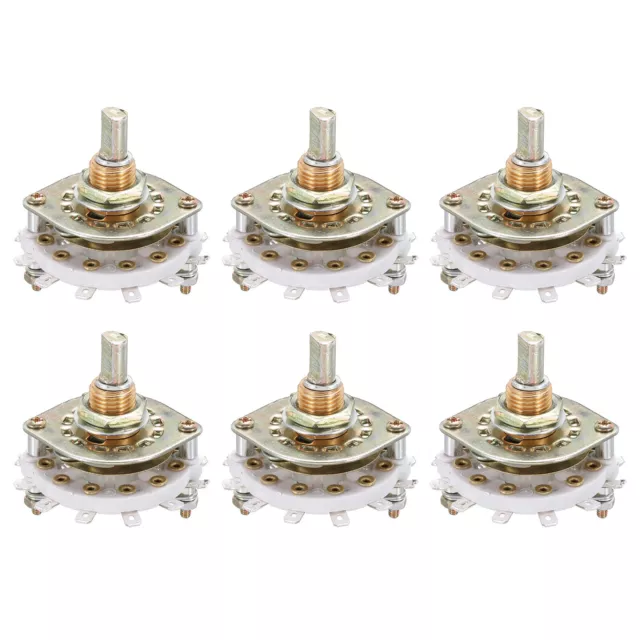 2 Pole 5 Position Band Selector 1 Deck for TV Radio Home Machine 6 Pcs