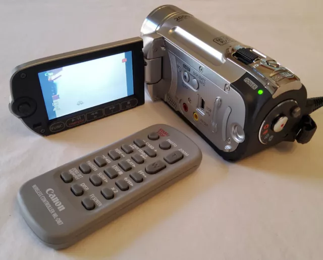 Canon FS100 Digital Video Camcorder - Silver, Fully Tested!