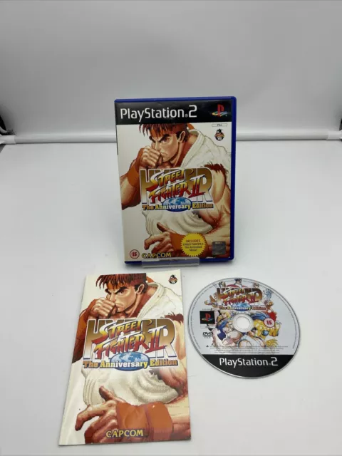 Hyper Street Fighter II 2 The Anniversary Edition PS2  Complete