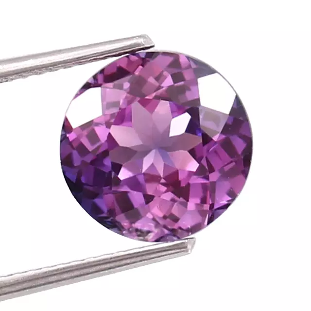 AAA Natural Ceylon Purple Pink Sapphire Loose Round Gemstone Cut 10x10 MM