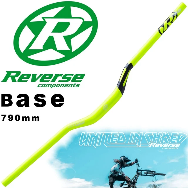 REVERSE COMPONENTS, BASE 790mm 31.8mm 35mm Rise - Alloy MTB Handlebars 01466