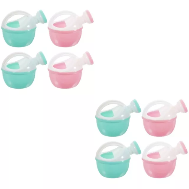 8 Pcs Plastic Children's Bath Kettle Toddler Watering Cans for Beach