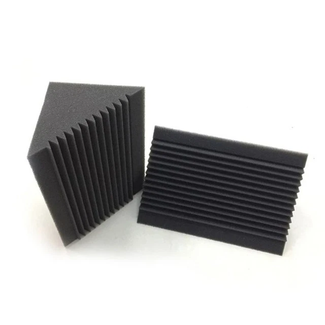 2Xs Trap Sound Absorption Studio Soundproofing Corner Wall 12 x 12 x 24 cm U9G5)