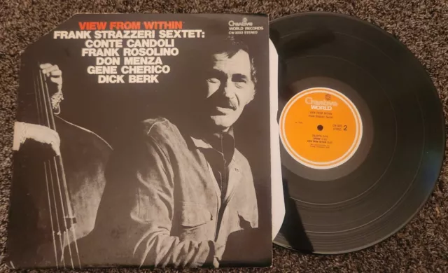 Frank Strazzeri Sextet View From Within LP Don Menza Gene Cherico Dick Berk VG