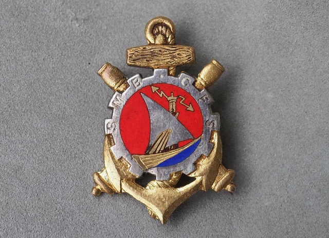 Insigne Badge émaillé - Service Du Matériel - Police / Militaire - Occasion France
