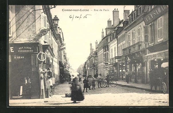 CPA Cosne-sur-Loire, Rue de Paris