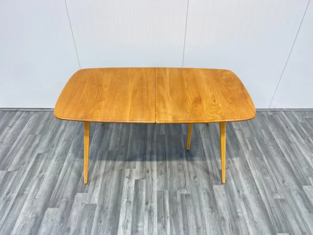 Vintage Mid Century Ercol Grand Windsor / Grand Plank Extending Dining Table