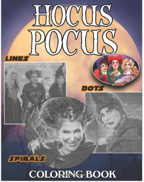 Hokuspokus Punkte Linien Spiralen Färbung Kinder Zeichnen Geschenk Jungen Mädchen Spiel Kunst