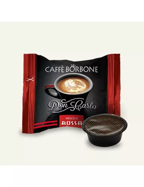 100 Capsule Borbone Compatibili Lavazza A Modo Mio Caffè Don Carlo Miscela Rossa