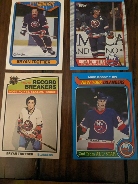 New York Mike Bossy Bryan Trottier Cards