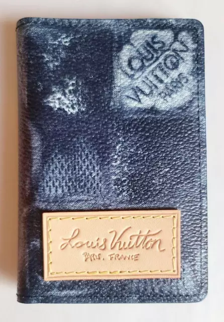Louis Vuitton, Accessories, Louis Vuitton Pocket Organizer Bleu Vert  Virgil Abloh Printempset 222