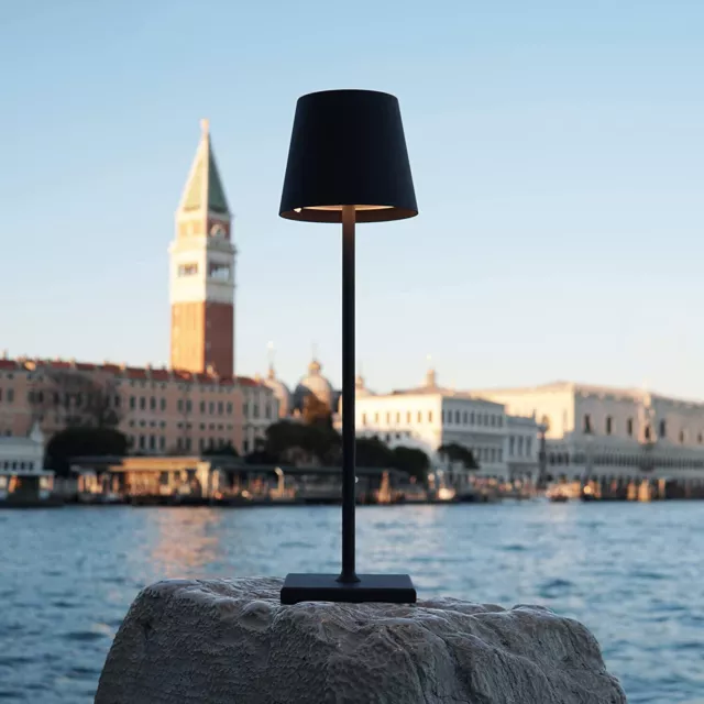 Lampada Da Tavolo Luce Led Ricaricabile Bar Hotel Ristorante Moderna Esterno Usb