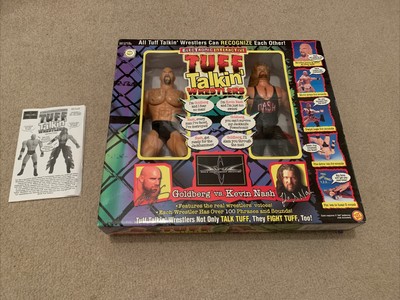 ToyBiz Tuff Qui Parle 'Lutteurs Goldberg Contre Kevin Nash Wcw Wwe Wwf Nwo Jouet Biz 