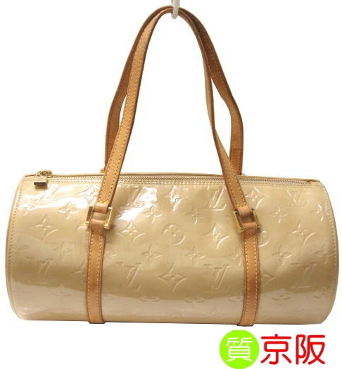 Louis Vuitton Handbag Vernis Bedford Soft Beige M91006 Discontinued Color Openin