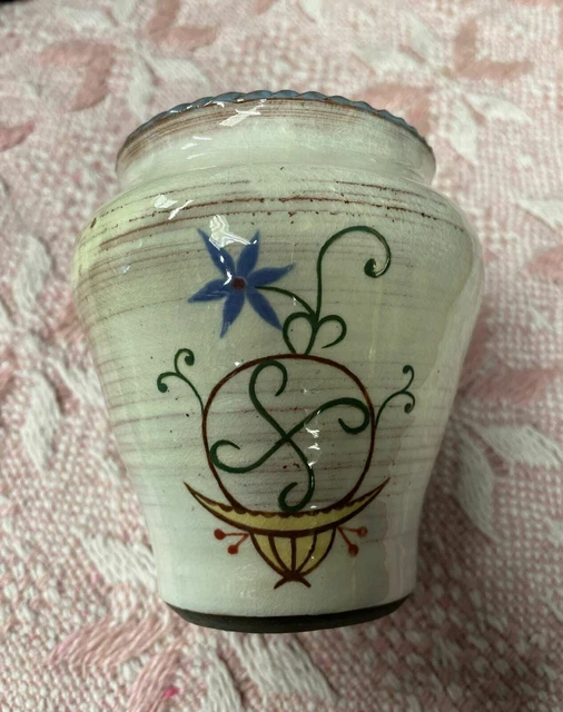 Studio Vase, Floral Patterned. SW57