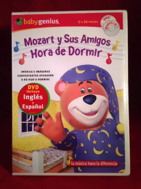 Baby Genius Mozart Y Sus Amigos Hora De Dormir Dvd2006 Brand New