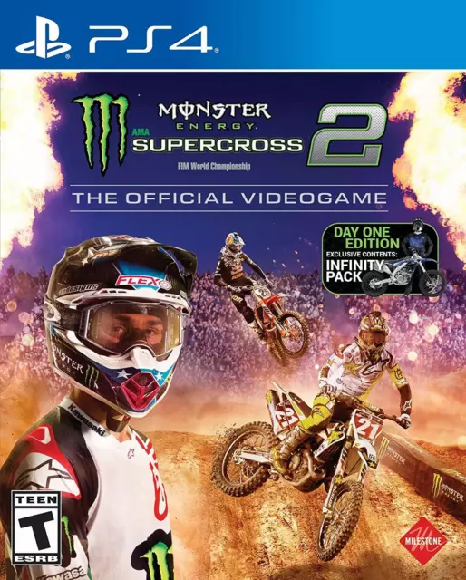 PS4 Monster Energy Supercross 2 : Le jeu vidéo officiel (Sony Playstation 4)