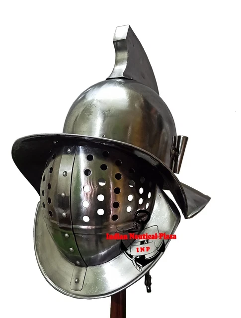 Casque Maximillien 18 G Acier SCA LARP Casque Armure de