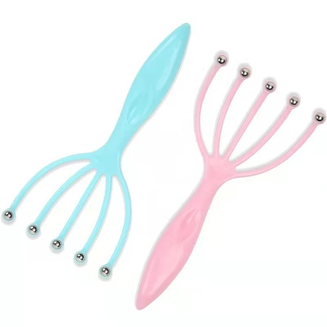 Massaggiatore cuoio capelluto stimolatore crescita capelli massaggio collo sfere rullo relax corpo