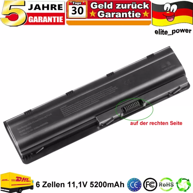 MU06 MU09 Akku für HP Pavilion DM4 dv6 dv7 g4 g6 g7 593553-001 G72 CQ42 5200mAh