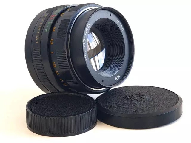 1977! Early KMZ Helios-44M 58mm F/2.0, M42 mount, USSR Lens! s/n: 7747049