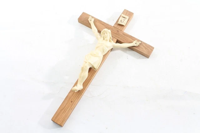altes Jesus Kreuz Holz Altar Kreuzigung Christen Figur Jesus von Nazareth