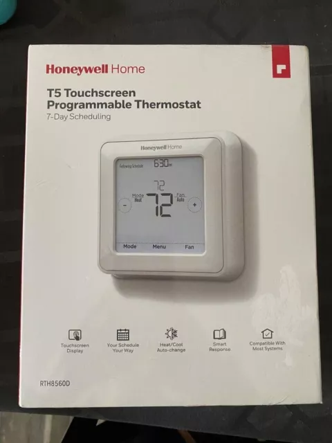 Honeywell T5 Touchscreen Programmable Thermostat (RTH8560D) 