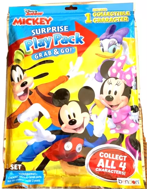 DISNEY Junior Mickey Surprise Play Pack * Grab & Go * Nuevo en paquete t2