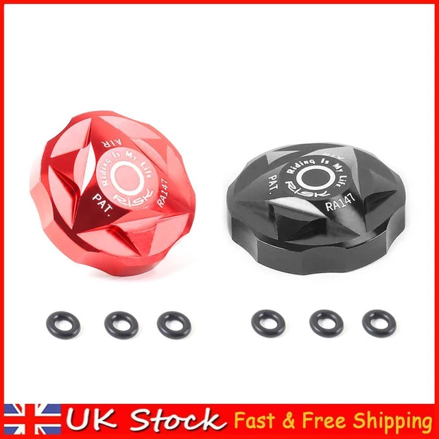 RISK Mountain MTB Bike Fork Shoulder Air Nozzle Cover Shockproof Front Fork Cap