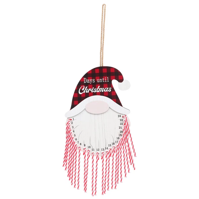 Babbo Natale scaletta Countdow, calendario del conto alla rovescia delle scale di Babbo Natale, calendario del conto alla rovescia di Babbo Natale, calendario del conto alla rovescia, conto alla