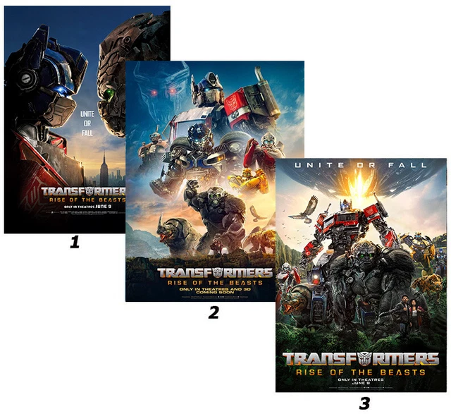 TRANSFORMERS RISE OF The Beasts 2023 Poster £11.94 PicClick UK