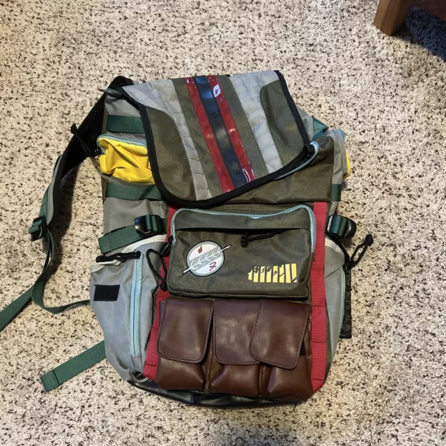 Official Star Wars Boba Fett Backpack Excellent Condition- Mandalorian