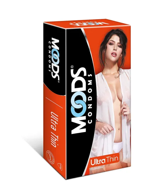 40 Pcs Moods Ultra Mince Préservatif Livraison Gratuite (4 Pack)