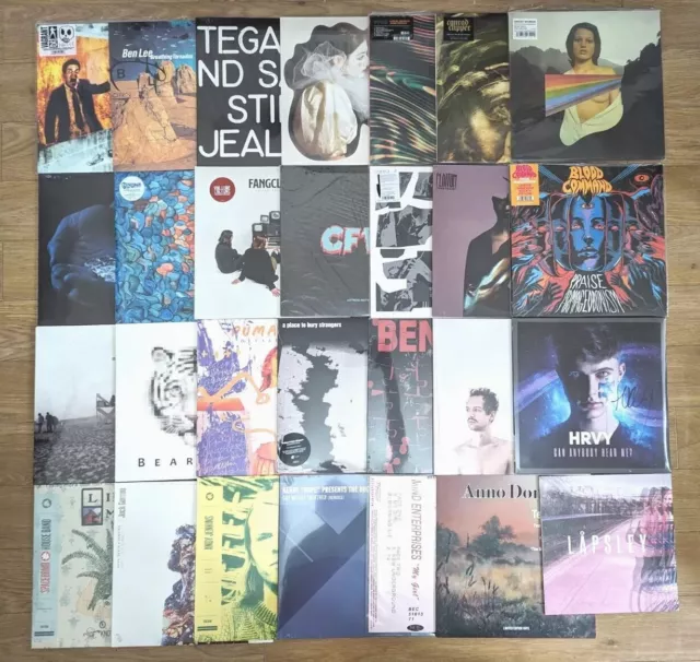 New / Sealed Large Vinyl Job Lot! X28 LP  Records 12" Rock Indie Alt Joblot EP