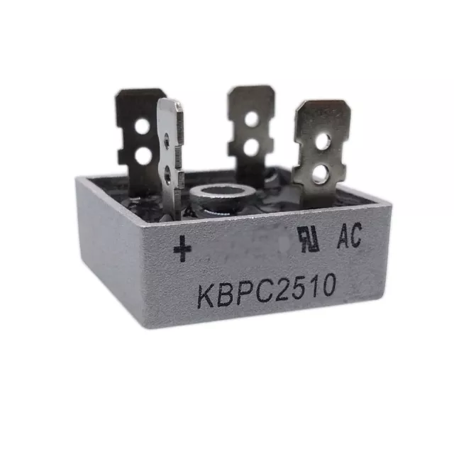 1pc KBPC2510 25A Amp 1000V Volt Diode Bridge Rectifier 28 x 28 x 21mm