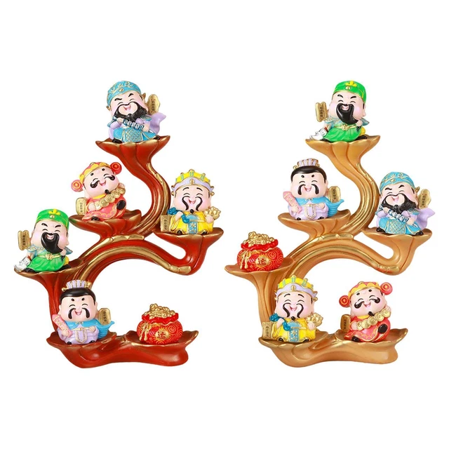 STATUE DE DIEU Porte- Chinois, Figurine De Dessin Animé, Artisanat D