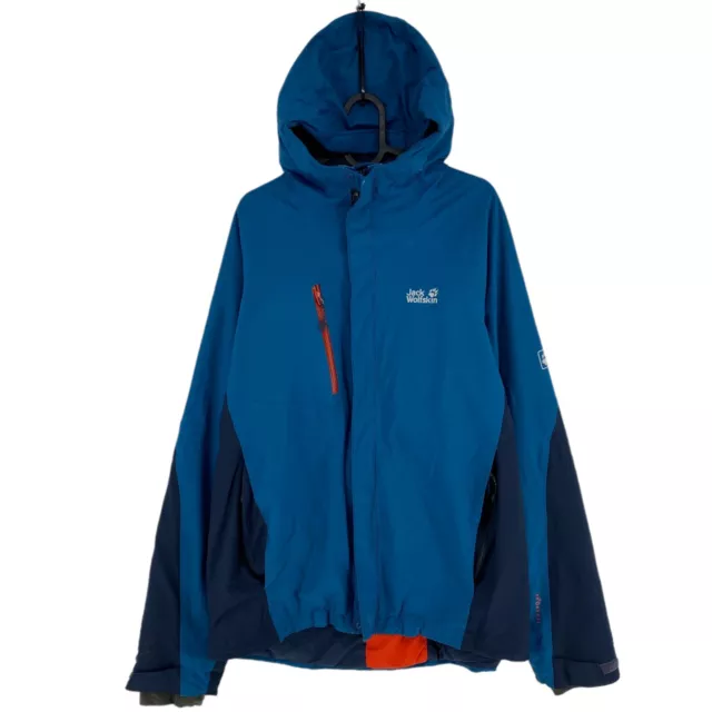 Jack Wolfskin Texapore Microguard Bleu Marine à Capuche Bas Veste Taille L