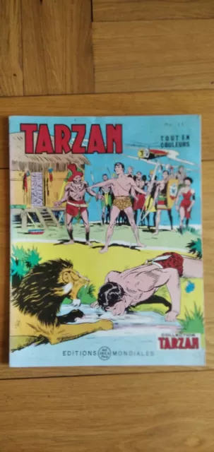 TARZAN n°65 , Les Mystères de la zone zéro , éditions mondiales (del duca) ,1973