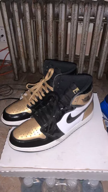 Size 10.5 - Air Jordan 1 Retro OG NRG High Gold Toe