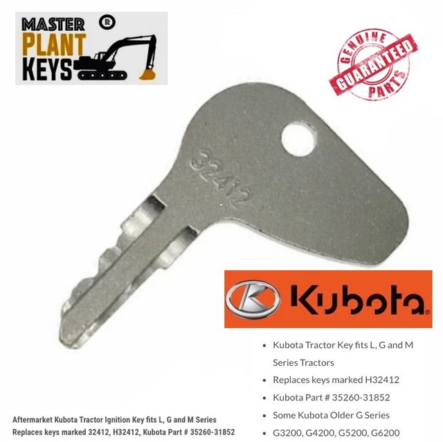 Set interruttore chiave accensione compatibile per trattore include due