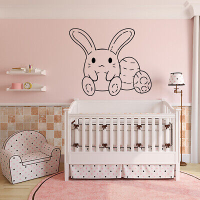 Rabbit Hare Bunny Nursery Decor Wall Sticker Vinyl Decal Mural Art Decor RH073